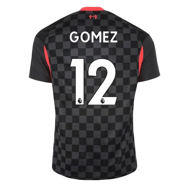 Camiseta Liverpool NO.12 Gomez 3ª 2020 2021 Negro